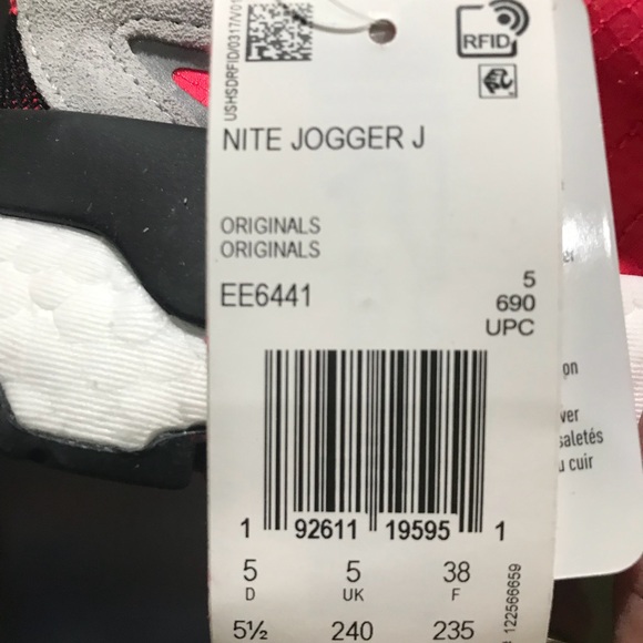 adidas New! ORIGINALS NITE JOGGER J Sneaks! - Picture 6 of 9